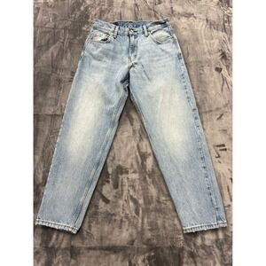 Vintage Levi's 550 Relaxed Fit 92 Jeans Mens 30x30 Light Wash Blue Tapered